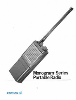 Буклет Ericsson Monogram Series Portable Radio, 55-350, Баград.рф